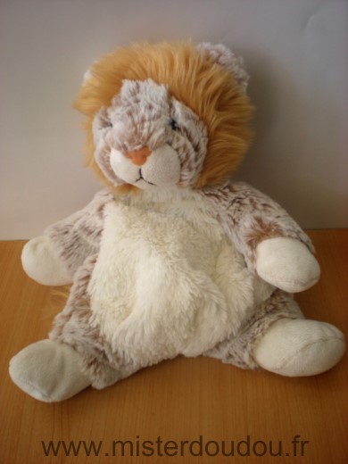 Lion Marron blanc Créations dani