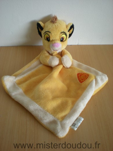 Disney Lion Simba roi lion mouchoir jaune - Très bon état