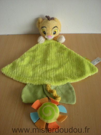 Disney Lion Simba vert avec soleil - Très bon état