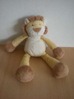 Gund Lion Jaune blanc marron - Très bon état