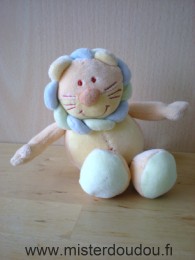 Jollybaby Lion Orange jaune bleu vert - Très bon état