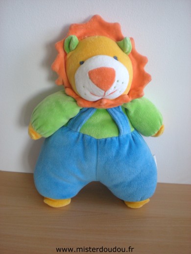Luckson Lion Bleu vert orange - Très bon état