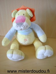 Mots d enfants Lion Bleu jaune orange - Très bon état