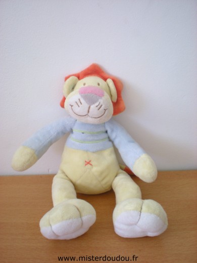 Mots d enfants Lion Jaune bleu orange - Très bon état