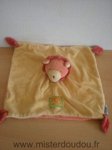 Moulin roty Lion Jaune rouge les loustics - Très bon état