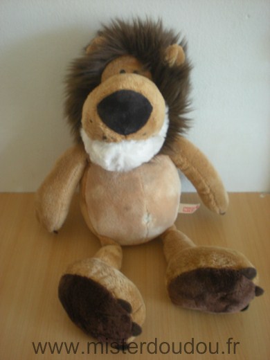 Nici Lion Marron beige blanc - Très bon état