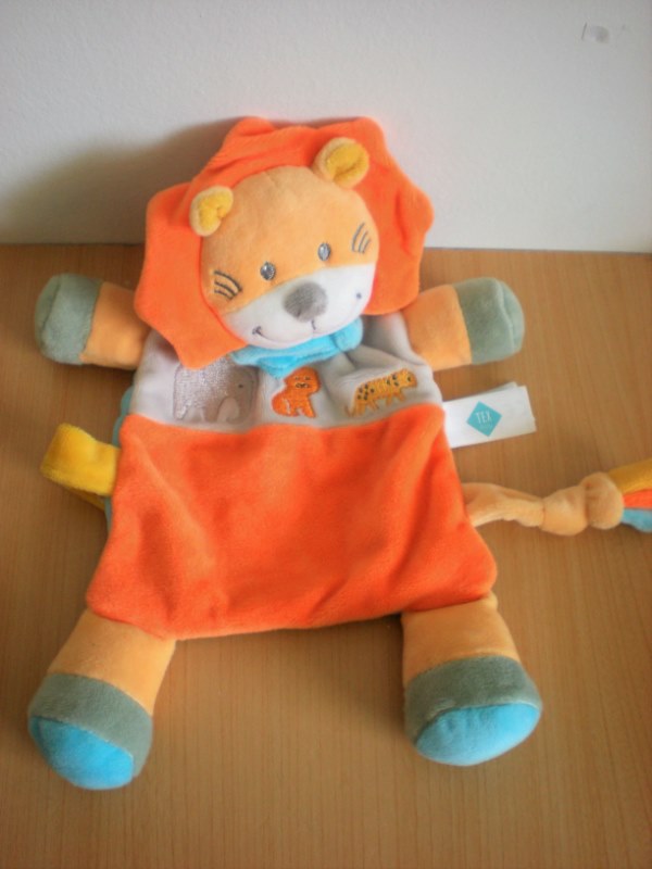 Tex Lion Orange gris bleu - Très bon état