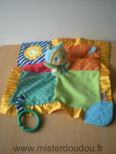 Luciole Vert orange rouge anneau dentaire Playskool