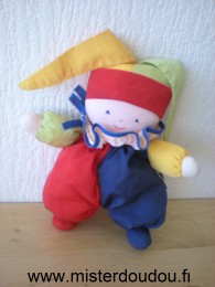 Lutin Bleu rouge jaune vert Corolle