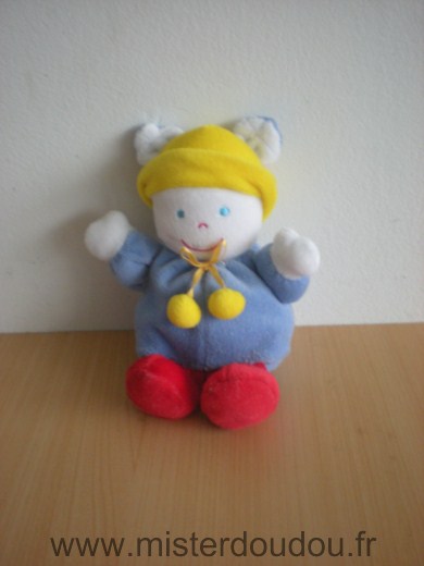 Gipsy Lutin Bleu bonnet jaune - Très bon état