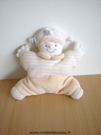 Jollybaby Lutin Rose blanc jaune - Bon état