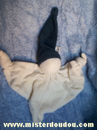Keptin Lutin Blanc bonnet bleu marine - Très bon état