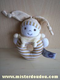 Mgm Lutin Beige blanc rayé - Très bon état