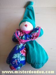 Moulin roty Lutin Vert bleu rose - Très bon état