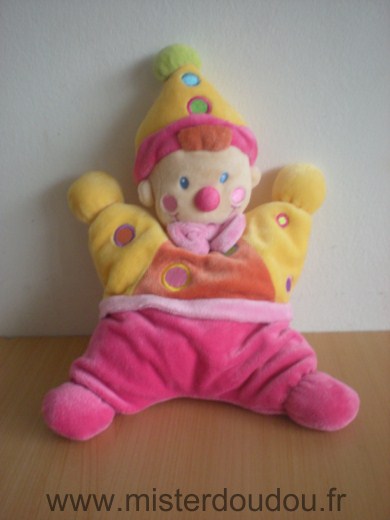 Nicotoy Lutin Rose jaune orange - Très bon état