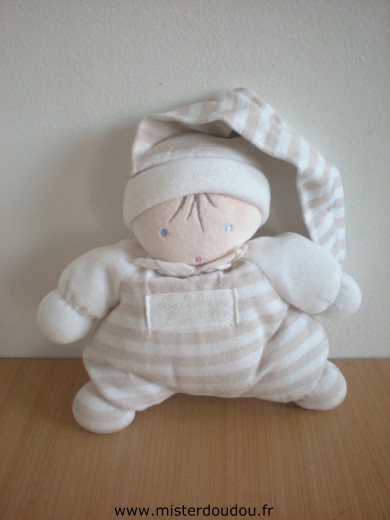 Lutin Rayé blanc beige, Nounours