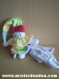 Lutin Jaune vert bleu rouge mouchoir blanc Sucre d orge
