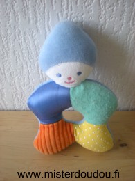 Tigex Lutin Bkeu vert jaune orange - Très bon état