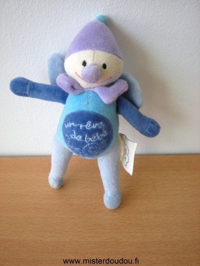 Un rêve de bébé Lutin Bleu mauve " un reve de bebe " - Bon état