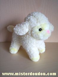 Anna club plush Mouton Blanc jaune - Très bon état