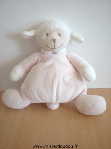 Bout chou Mouton Rose blanc - Très bon état