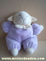 Cmp Mouton Ecru mauve - Très bon état