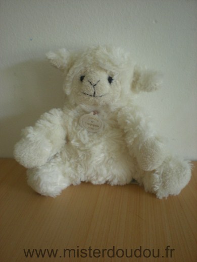 Mouton Agneau blanc Doudou et compagnie