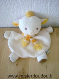 Du pareil au même Mouton Tissus éponge, écru jaune - Très bon état