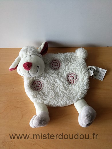 Kiabi baby Mouton Blanc spirales mauves - Très bon état