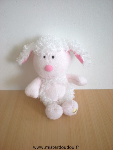 Luminou Mouton Blanc rose - Très bon état