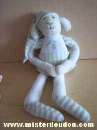 Luminou Mouton Blanc vert phosphorescent - Très bon état