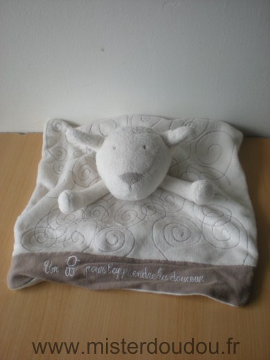Obaibi okaidi Mouton Ecru beige - Très bon état