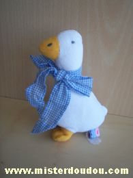 Sucre d orge Oie Blanc foulard vichy bleu - Très bon état