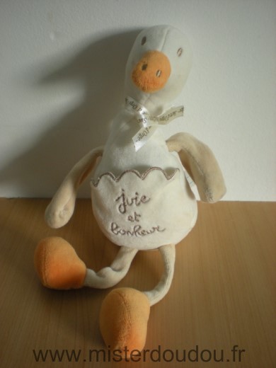 Sucre d orge Oie Ecru beige joie et bonheur - Très bon état