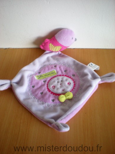 Nicotoy Oiseau Mauve rose joli monde - Très bon état