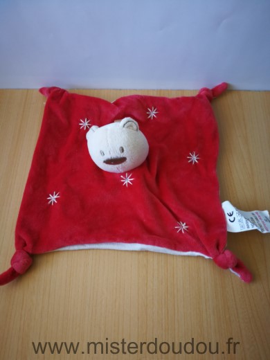 Absorba Ours Rouge blanc etoiles blanches - Très bon état