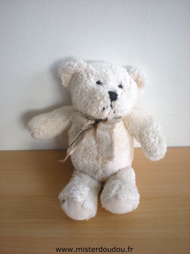 Ours Ecru ruban en tissus kaki Alldeco