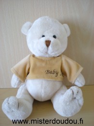 Ours Beige tshirt baby bear marron Baby bear