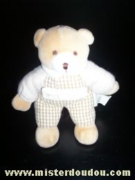 Baby nat Ours Beige vichy - Très bon état