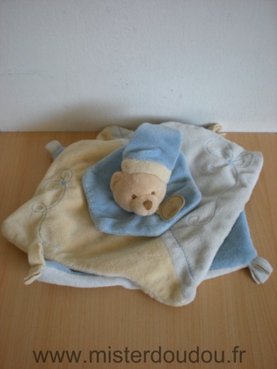 Ours Bleu jaune gris Baby nat