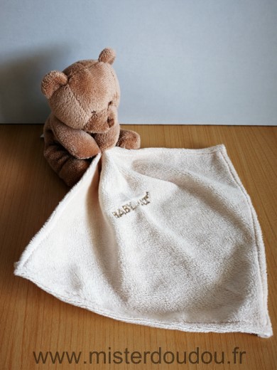 Ours Marron mouchoir beige brose baby nat Baby nat