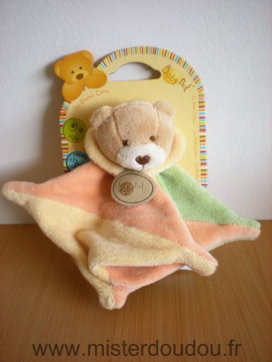 Ours Orange jaune vert Baby nat