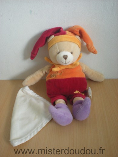 Ours Orange rouge mouchoir Baby nat