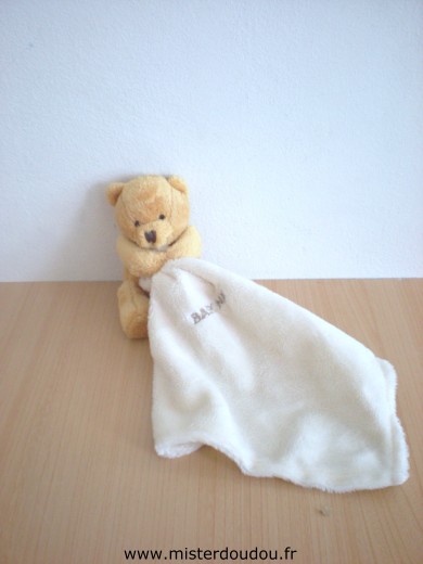 Ours Ours beige mouchoir ecru Baby nat