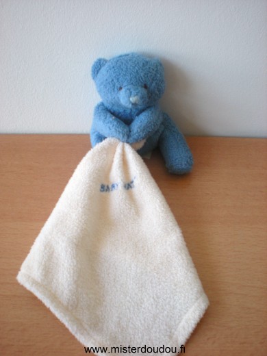 Ours Ours bleu mouchoir ecru baby nat Baby nat