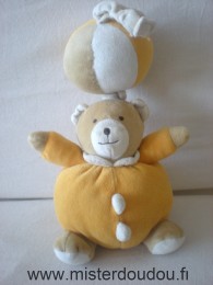 Ours Orange marron écru Baby sun