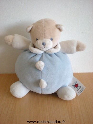 Babyclub Ours Bleu blanc - Très bon état