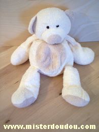 Babyclub Ours Ecru beige - Bon état