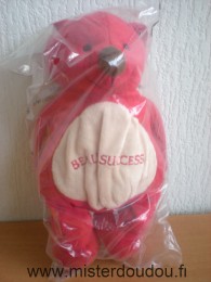 Beauty success Ours Rouge ecru brodé beauty success - Neuf