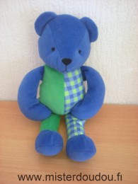 Berchet Ours Bleu vert - Très bon état
